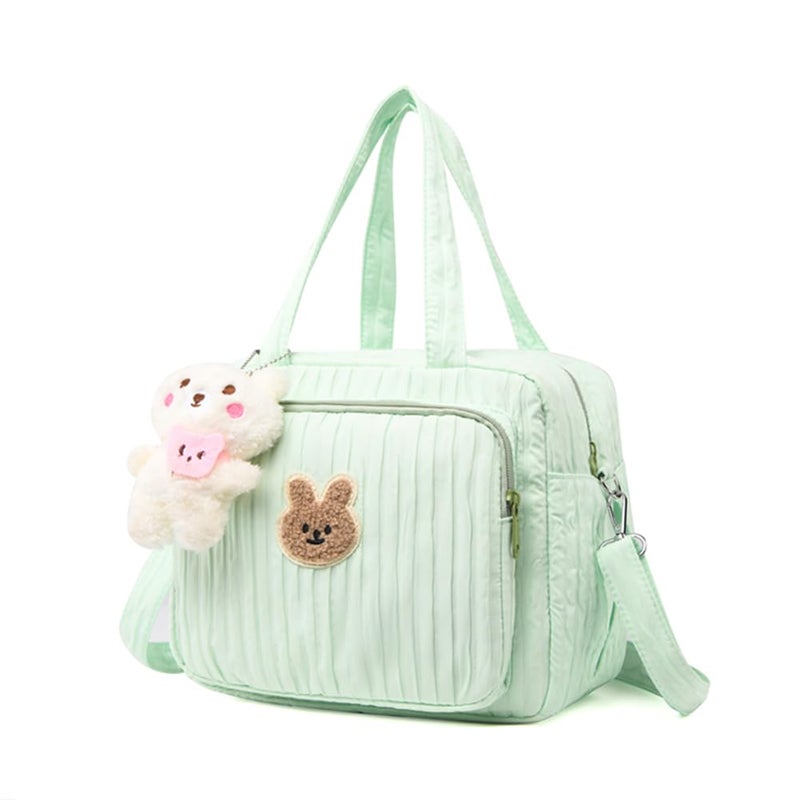 Lushandy Baby Diaper Bag Tote, Mommy Bag Cute Diaper Bags Crossbody Baby Bags for Girl Pañaleras Para Beb - Image 1